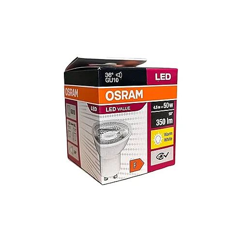 Osram 4,5W GU10 3000K Günışığı Buzlu Cam Led Ampul - 5