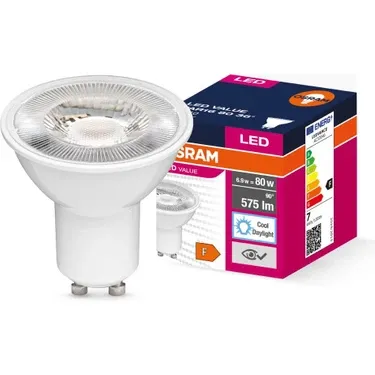 Osram Value Par16 80 36D 6,9W GU10 4000K Doğal Beyaz Led Ampul - 2