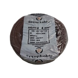 Öznur Nya Kablo 4 mm² Kahverengi ( H07v-U ) 