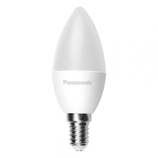 Panasonic 6,5W E14 2700K Sarı Led Ampul - 1