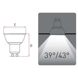 Panasonic 6W GU10 4000K Günışığı Led Ampul - Panasonic (1)