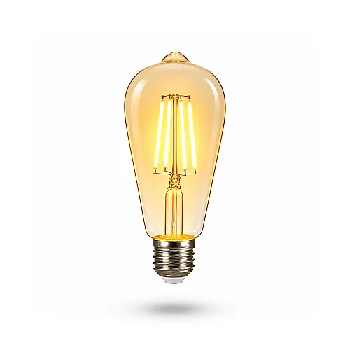 Panasonic 7W E27 G95 2000K Amber Rustik Led Fil Lamba - 1
