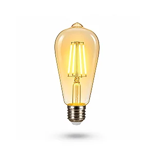 Panasonic 7W E27 G95 2000K Amber Rustik Led Fil Lamba - 6