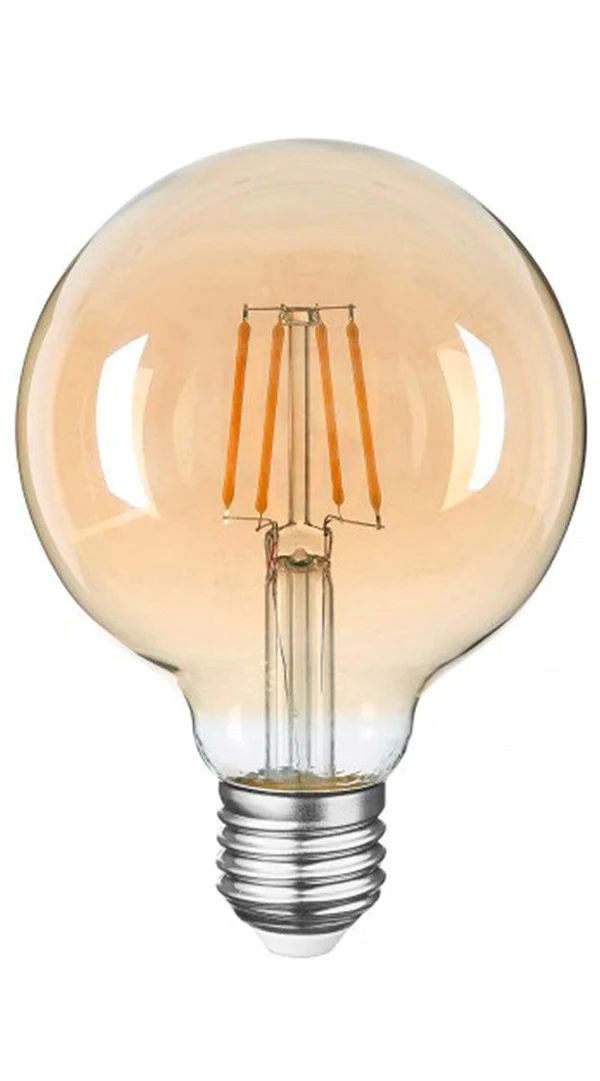 Panasonic 7W E27 G95 2700K Şeffaf Rustik Led Fil Lamba - 1