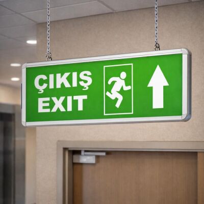 Pelsan Exiled Çift Yön Çıkış Yönlendirme Armatürü - 203889 - 2