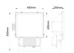 Pelsan Olımpıad 1000 W Projektör E40 IP65 Boş Kasa - Pelsan (1)