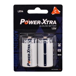 Power-Xtra LR14/C Size Alkaline Pil - 2li Bliste - POWER-XTRA