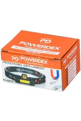 Powerdex Şarjlı Mıknatıslı Yağmur Suyu Geçirmez Kafa Lambası - Feneri PD-6672 - (1)