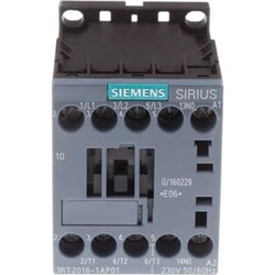 Siemens - 3RT2016-1AP01 9A 4kW 230V AC Sirius Kontaktör - Siemens