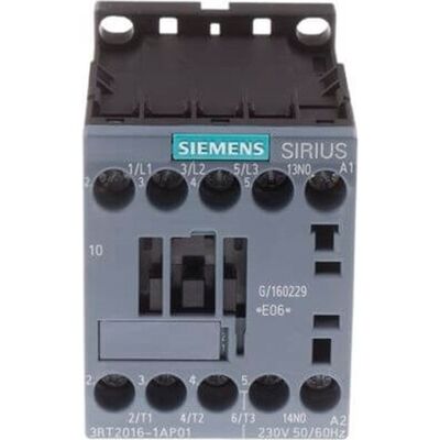 Siemens - 3RT2016-1AP01 9A 4kW 230V AC Sirius Kontaktör - 1