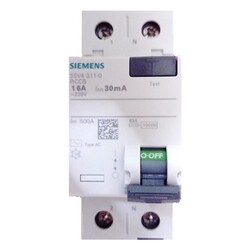 Siemens - 5SV4311-0 2X16A 30mA Kaçak Akım Rölesi - Siemens