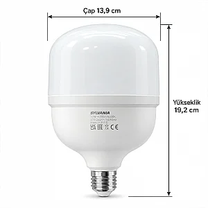 Sylvania Toledo Hilux 45W E27 3000K Günışığı Led Ampul - 3