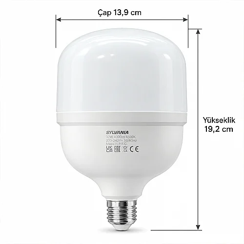 Sylvania Toledo Hilux 45W E27 3000K Günışığı Led Ampul - 3