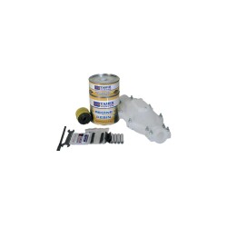 Tamer 4X16 Düz Tip Vidalı Şeffaf Reçineli Ek Muf VDEX1-416 - Tamer