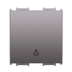 Thea Panasonic Modüler Antrasit Işık Anahtarı 2M Düğme Kapak WVTR20024AN-TR - Thea/Panasonic