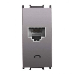 Thea / Panasonic Modüler Antrasit Nümeris Altlık+Düğme/Kapak 1m - Thea/Panasonic