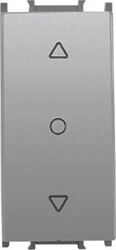 Thea Panasonic Modüler Antrasit Tek Düğmeli Jaluzi Anahtar Düğmesi /K 1m-Wvtr10234an - Thea/Panasonic