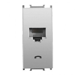 Thea / Panasonic Modüler Metalik Beyaz Nümeris Altlık+Düğme/Kapak 1m - Thea/Panasonic