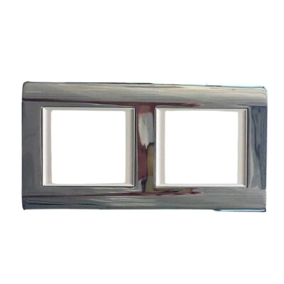 Thea/Panasonic Sistema Chrome+Metalik Beyaz 2X2M Çerçeve - Thea/Panasonic