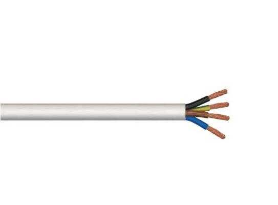 Hes 4x0,75 mm² TTR Kablo Beyaz H05VV-F - HES Kablo