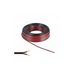 Ünal 2x0,75 mm Kordon Kablo Siyah/Kırmızı CU/CU - Ünal