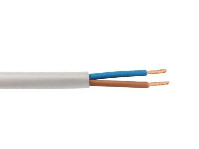 Ünal 2x2,5 mm² TTR Kablo Beyaz H05VV-F - Ünal