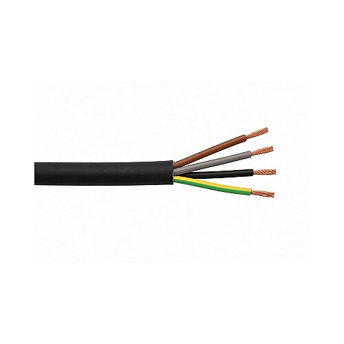Ünal 4x1,5 mm² TTR Kablo Siyah H05VV-F - 1