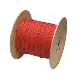 Ünal H1Z2Z2-K 1x6 mm² Solar Kablo Kırmızı Makara - Ünal