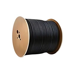 Ünal H1Z2Z2-K 1x6 mm² Solar Kablo Siyah Makara - Ünal