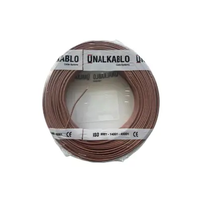 Ünal Nya Kablo 1,5 mm² Kahverengi ( H07V-U ) - 3
