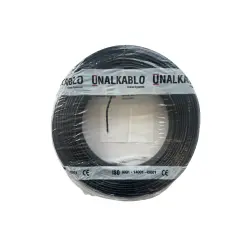 Ünal Nya Kablo 1,5 mm² Siyah ( H07V-U ) - 3