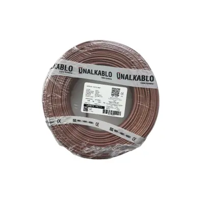Ünal Nya Kablo 2,5 mm² Kahverengi ( H07V-U ) - 1