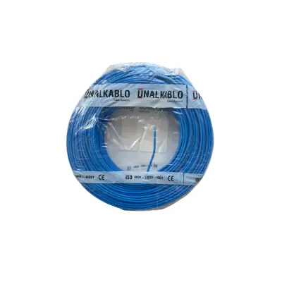 Ünal Nya Kablo 2,5 mm² Mavi ( H07V-U ) - 3