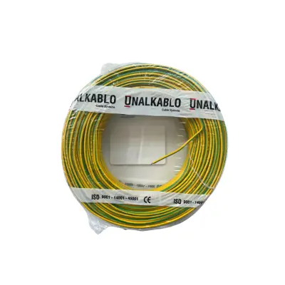 Ünal Nya Kablo 2,5 mm² Sarıyeşil ( H07V-U ) - 3