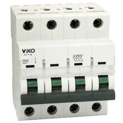 Viko - 10VTB-4C50 4x50A 4,5kA C Tipi Otomatik Sigorta - Viko (1)