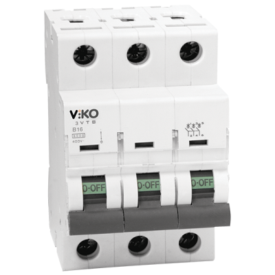 Viko - 3VTB-3B50 3x50A 3kA B Tipi Otomatik Sigorta - 1