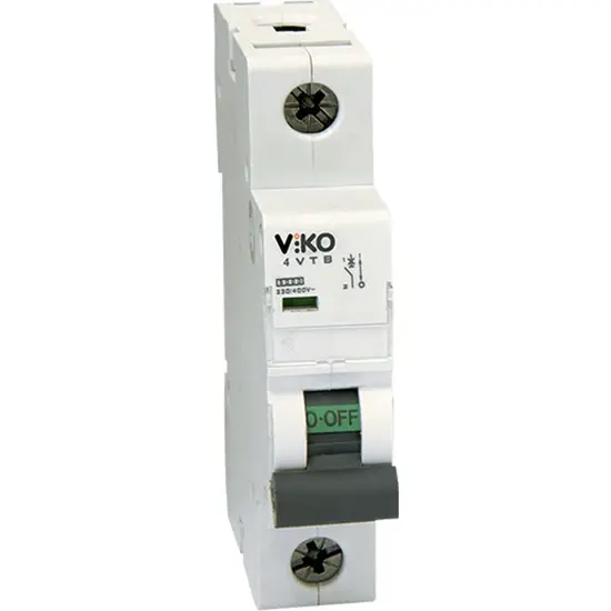 Viko - 4VTB-1B25 1x25A 4,5kA B Tipi Otomatik Sigorta - Viko