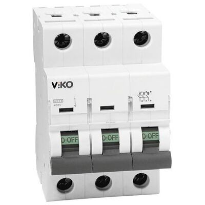 Viko - 4VTB-3C10 3x10A 4,5kA C Tipi Otomatik Sigorta - 1