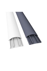 Viko 70x20 Balık Sırtı Kablo Kanal Yapışkan Bantlı Gri (2 Metre) 99100021 - Viko
