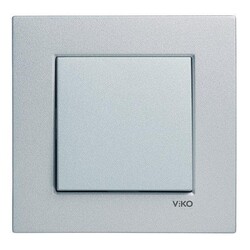 Viko Artline Novella/Trenda Gümüş Boşluk Kapağı Kapak (Mekanizma Hariç) - Viko Artline