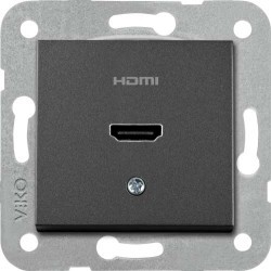 Viko Artline Novella/Trenda Siyah Hdmi Konnektör Kapak (Mekanizma Hariç) - 3