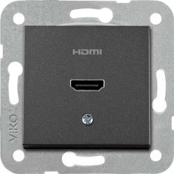 Viko Artline Novella/Trenda Siyah Hdmi Konnektör Kapak (Mekanizma Hariç) - 2