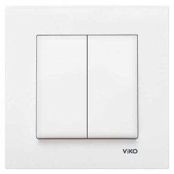 Viko Karre 12'li Beyaz Komütatör (Çerçeve Dahil) 90967002-12 - Viko (1)