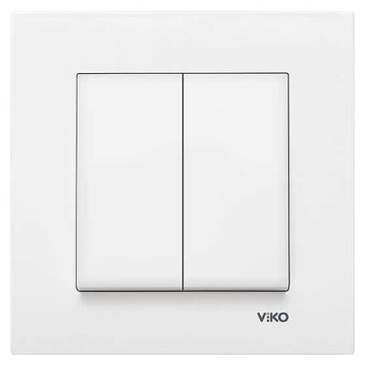 Viko Karre 12'li Beyaz Komütatör (Çerçeve Dahil) 90967002-12 - 2