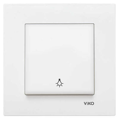 Viko Karre 12'li Beyaz Light Mekanizma (Çerçeve Dahil) 90967003-12 - 2