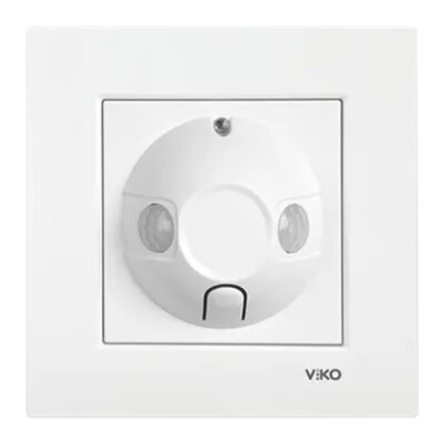 Viko Karre Meridian Beyaz Hareket Dedektörü V2 2WIRE-180(Çerçeve Hariç) 90961073 - Viko