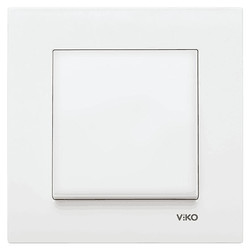 Viko Karre/Meridian Beyaz Anahtar Mekanizma (Çerçeve Hariç) 90967001 - Viko
