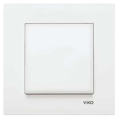 Viko Karre/Meridian Beyaz Anahtar Mekanizma (Çerçeve Hariç) 90967001 - 1