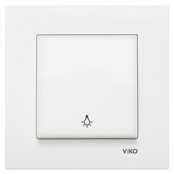 Viko Karre/Meridian Beyaz Light + (Mekanizma) (Çerçeve Hariç) 90967003 - Viko (1)