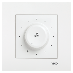Viko Karre/Meridian Beyaz Müzik Yayın Anahtarı Mekanizma (Çerçeve Hariç) 90967054 - Viko (1)